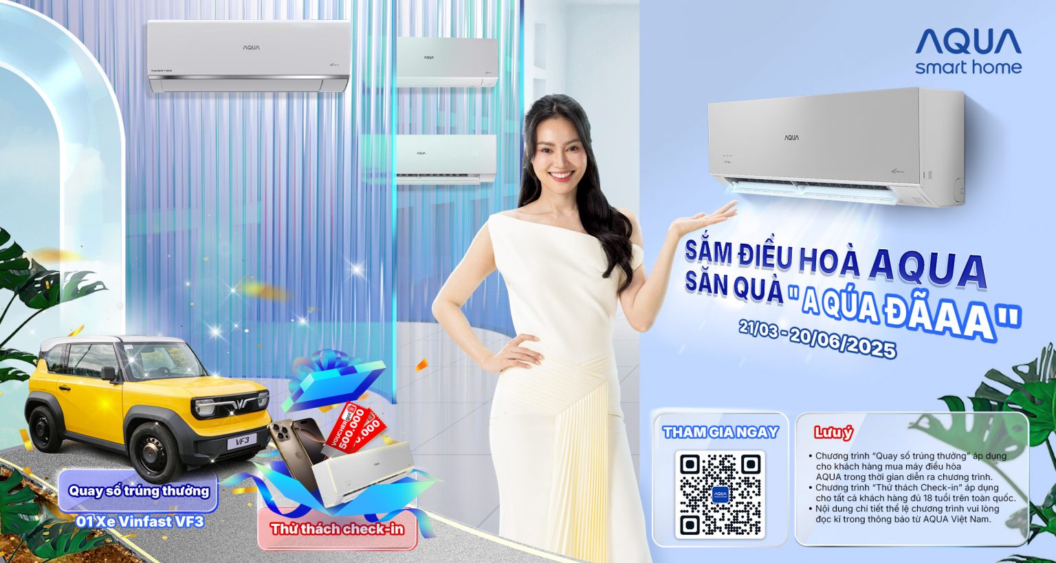 SẮM ĐIỀU HÒA AQUA, SĂN QUÀ A QUÁ ĐÃAA