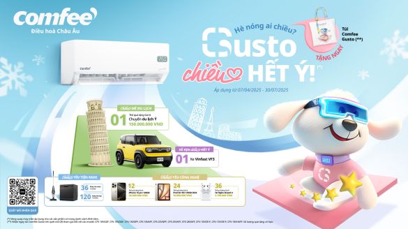 Chương trình khuyến mại 2025: Hè nóng ai chiều? Gusto chiều hết ý!