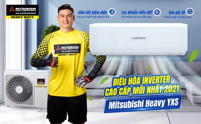 RA MẮT ĐIỀU HÒA SIÊU TIẾT KIỆM ĐIỆN MITSUBISHI HEAVY YXS SERIES MỚI NHẤT 2021