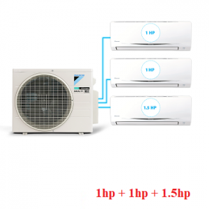 Điều Hòa Inverter Multi S Combo 3 dàn lạnh 1HP + 1HP + 1,5HP