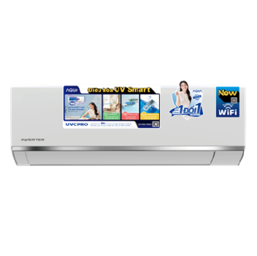 Máy lạnh Aqua trung cấp UV Smart inverter AQA-RV13RB3 1,5hp 2025