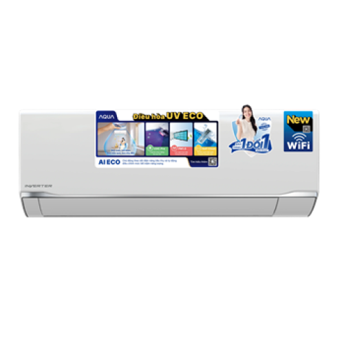 Máy lạnh Aqua cao cấp UV Eco inverter AQA-RV10TA 1,0hp 2025