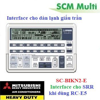 Interface SC-BIKN2-E cho dàn lạnh giấu trần khi dùng RC-E5